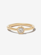 MARIA TASH 18K Yellow Gold Scalloped Diamond Hoop Earring