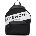 Givenchy Black Band Logo Urban Backpack