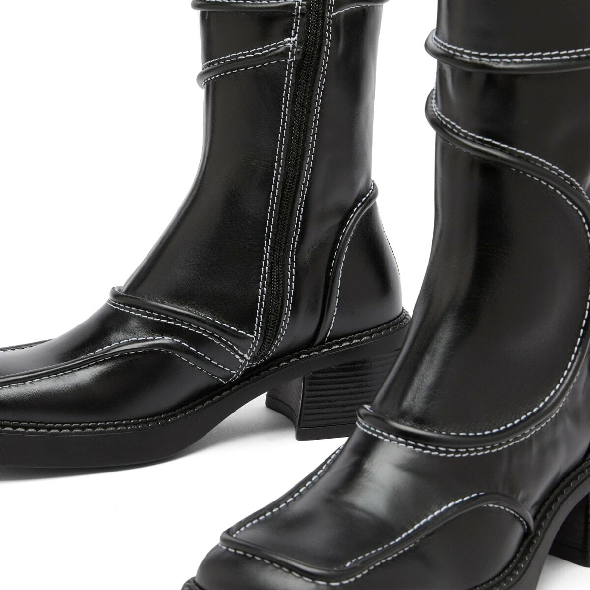 MIISTA Women's Malene Ankle Boots in Black