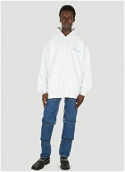 Only Hooded Sweatshirt in White