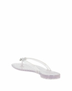Casadei Womens Thong sandal in Transparent