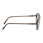 Oliver Peoples Brown Square Nilos Sunglasses