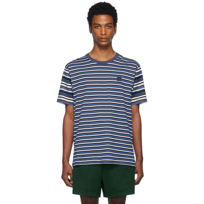 Photo: Acne Studios Navy Elvin Face T-Shirt