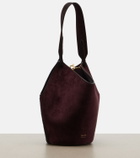 Khaite Lotus Mini calf hair tote bag