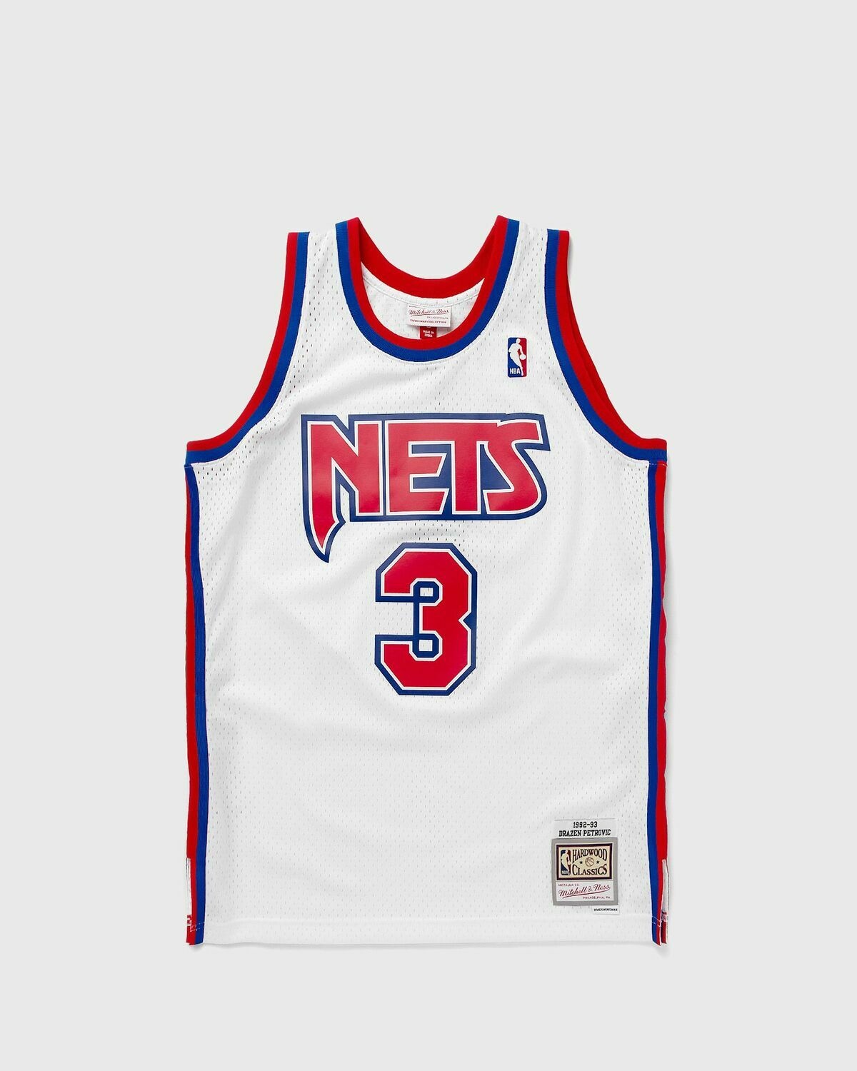 Mitchell & Ness Nba Swingman Jersey New Jersey Nets 1992 93 Drazen Petrovic #3 White - Mens - Jerseys