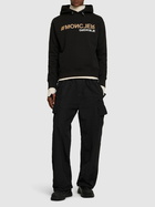 MONCLER GRENOBLE Logo Cotton Fleece Hoodie