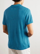 Vilebrequin - Pyramid Linen-Jersey Polo Shirt - Blue