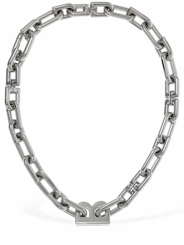 Photo: BALENCIAGA - B Chain Thin Short Necklace