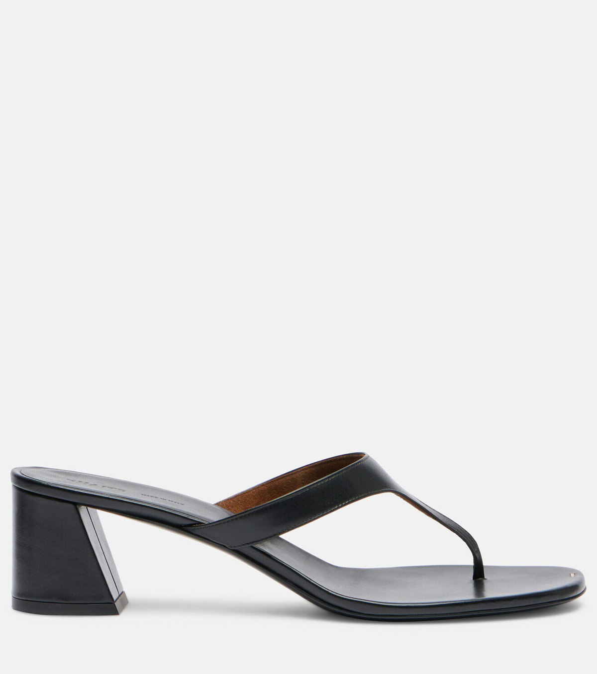 Khaite Archer 55 leather thong sandals