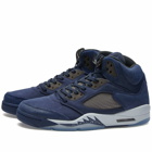 Air Jordan Men's 5 Retro SE Sneakers in Midnight Navy/Black Football Grey