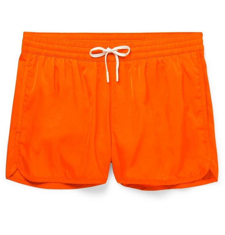 Photo: CDLP - Grand Hotel Tremezzo Piscina Short-Length Swim Shorts - Orange