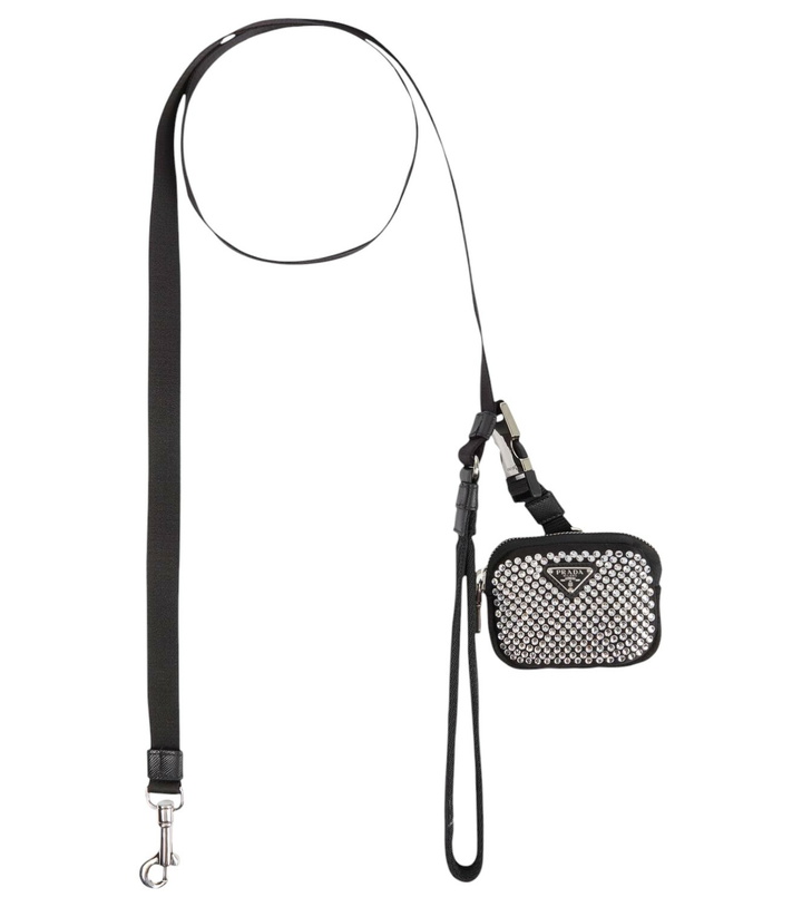 Photo: Prada Embellished nylon dog leash