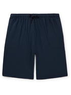 DEREK ROSE - Stretch Micro Modal Jersey Lounge Shorts - Blue