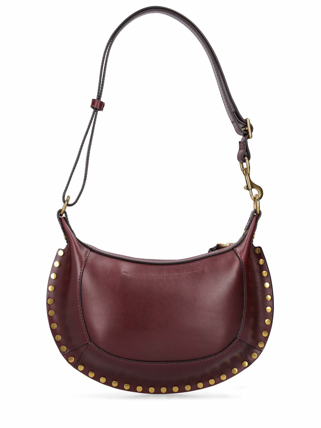 ISABEL MARANT Oskan Moon Studded Leather Shoulder Bag