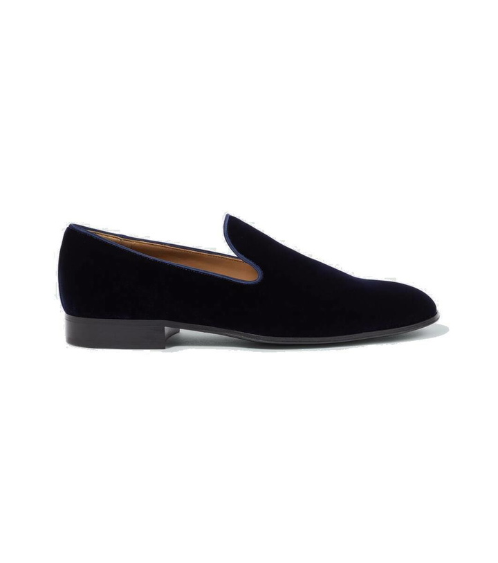Photo: Gianvito Rossi Jean velvet loafers