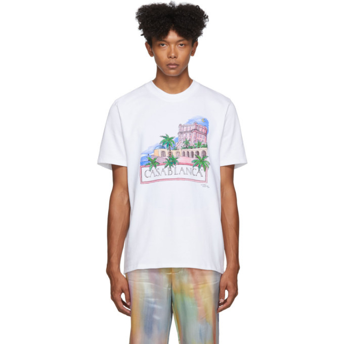Casablanca White Maison T-Shirt Casablanca