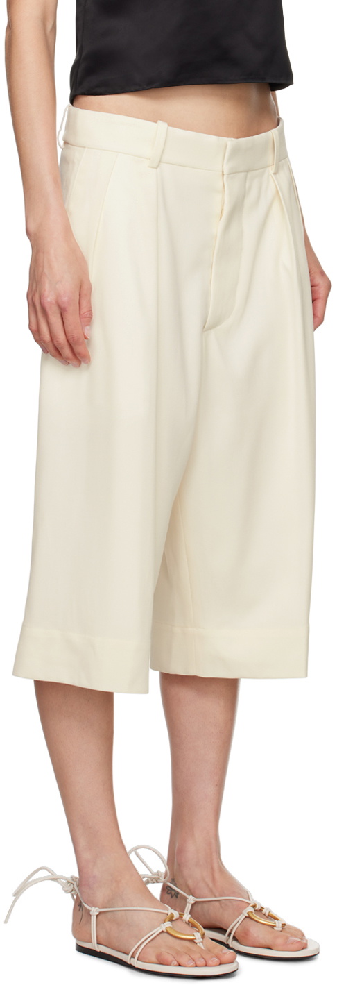 WARDROBE.NYC Off-White Low Rise Shorts