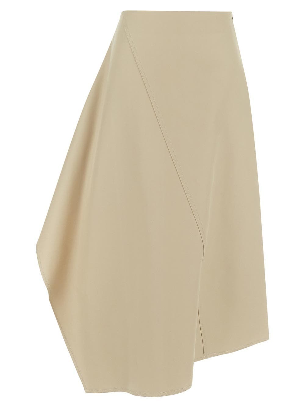 スカート BOTTEGA VENETA DOUBLE CANVAS ASYMMETRIC SKIRT Bottega Veneta Asymmetric Midi Skirt Bottega Veneta