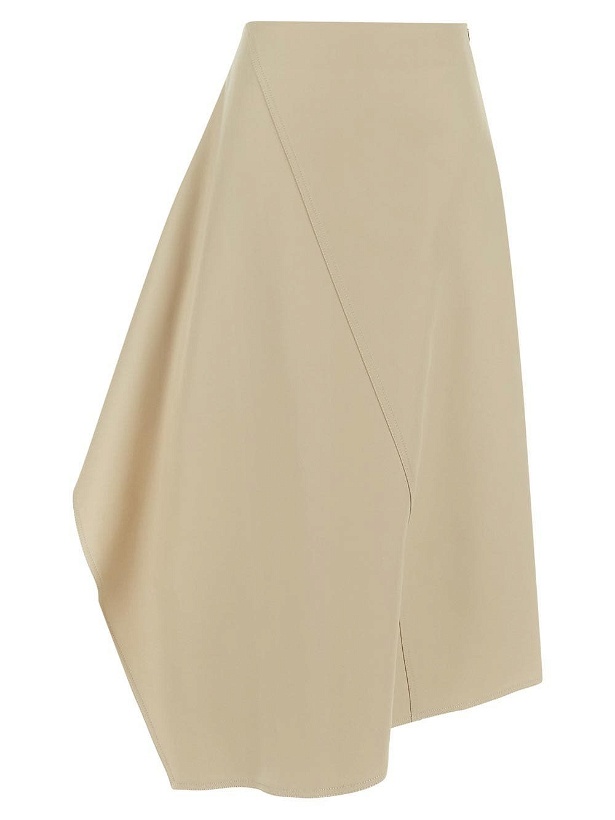 Photo: Bottega Veneta Asymmetric Midi Skirt