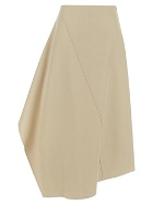 Bottega Veneta Asymmetric Midi Skirt