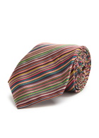Paul Smith Striped-jacquard Silk tie - Multicoloured - One Size