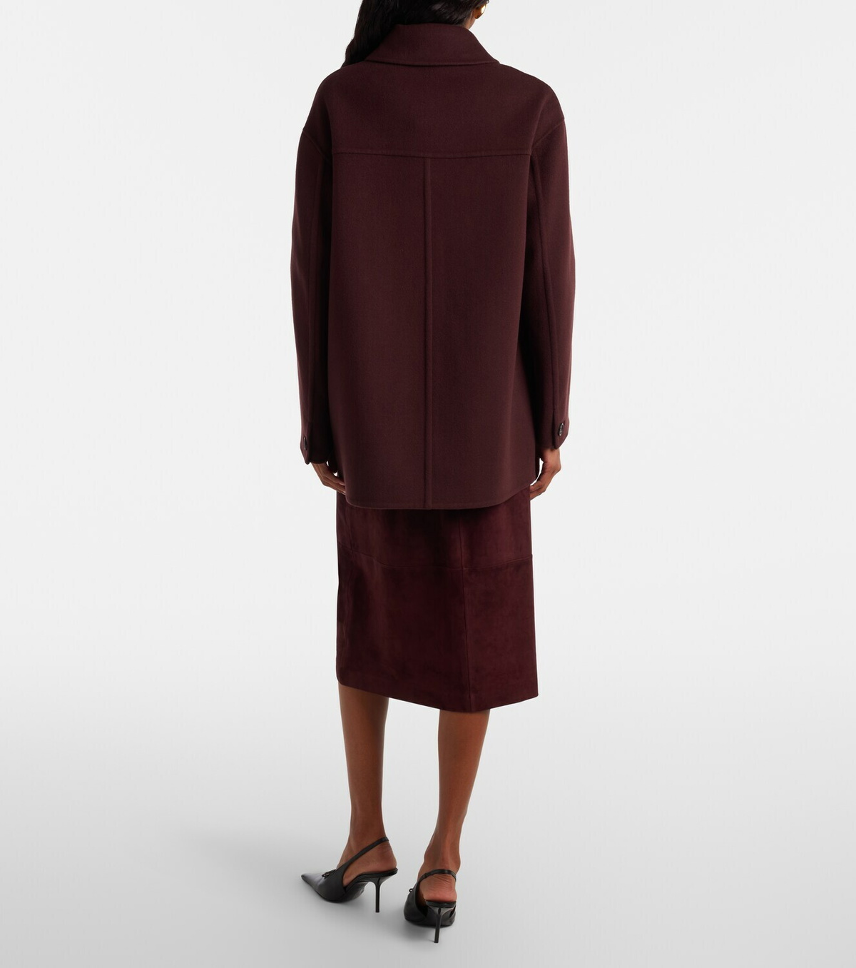 'S Max Mara Suede midi skirt