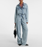 Marant Etoile Paige chambray jumpsuit