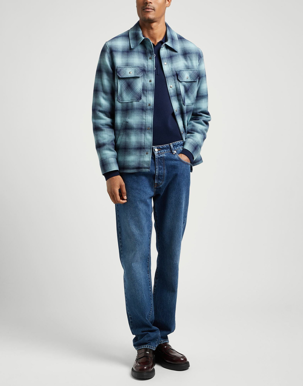 Sandro Mens Jacket Sky in Blue