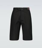 Alexander McQueen - Tailored cotton Bermuda shorts