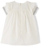 Chloé Baby Off-White Ruffle Dress