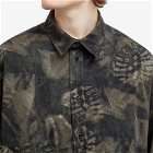 Acne Studios Men's Osetar Boot Print Overshirt in Washed Black