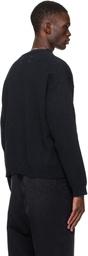 Maison Margiela Navy Boucle Sweater