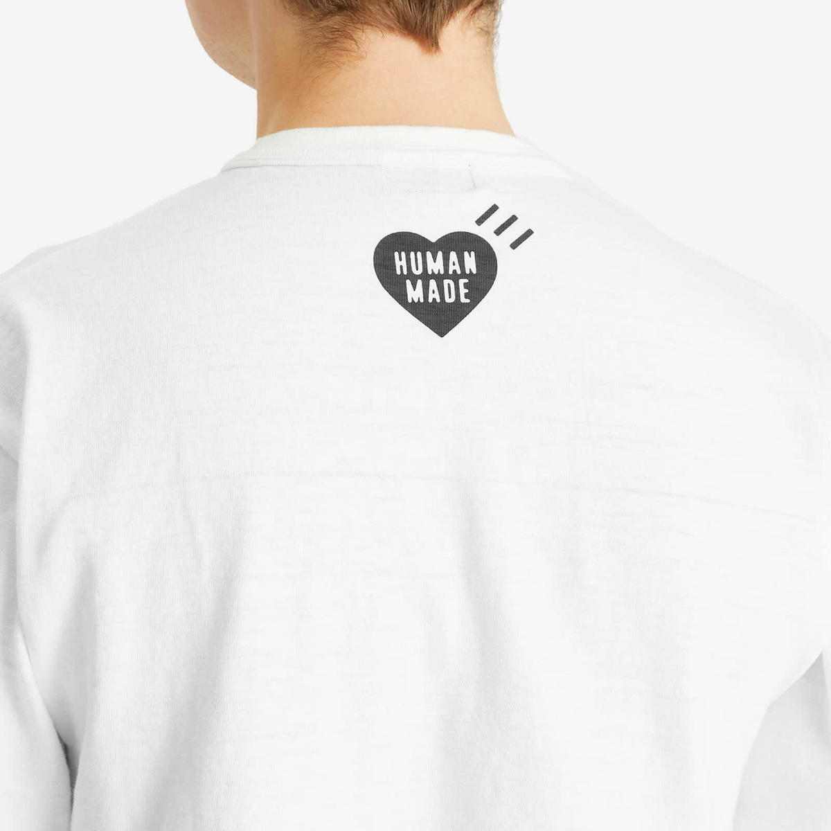 Human Made Men's The Future is in the Past T-Shirt in White Human Made