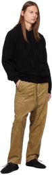 UMA WANG Black Check Hoodie