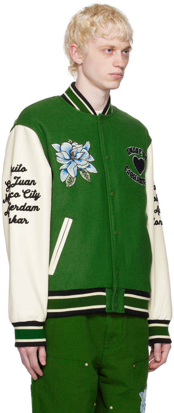 Awake NY Green & Off-White Carhartt WIP Edition Bomber