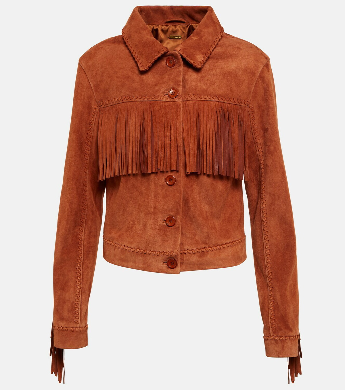 Dodo Bar Or Suede jacket with fringe