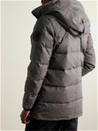 Canada Goose - Carson Logo-Appliquéd Quilted Arctic Tech® Hooded Down Parka - Gray