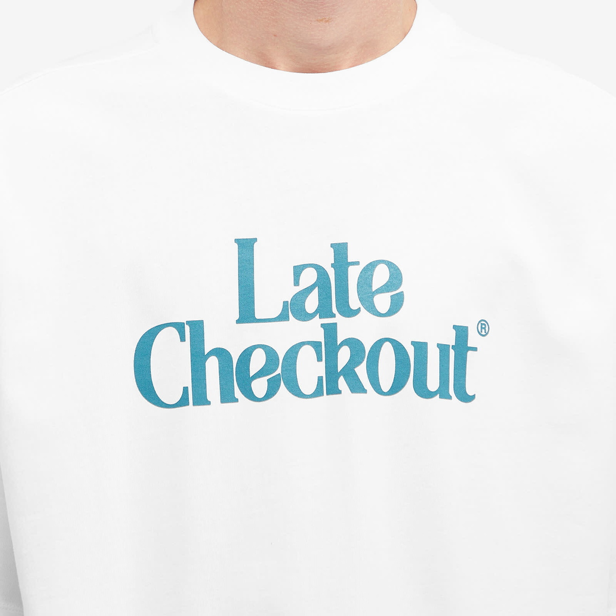 Late Checkout Men's LC Logo T-Shirt in White