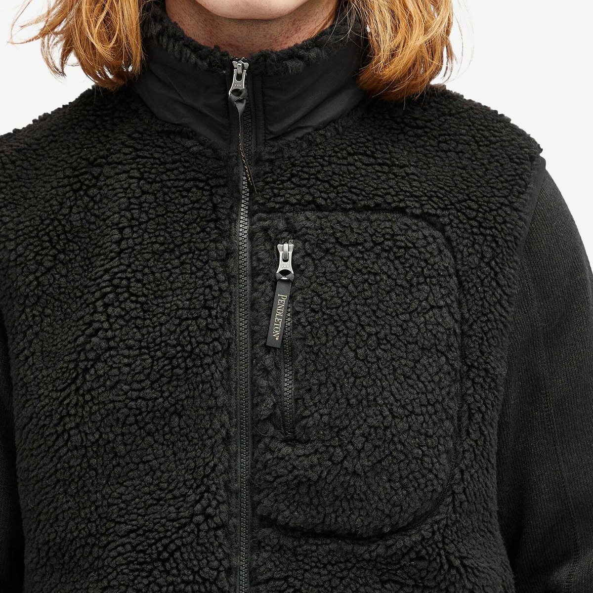 Pendleton Men's Stand Vest in Black