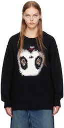 Doublet Black Intarsia Sweater