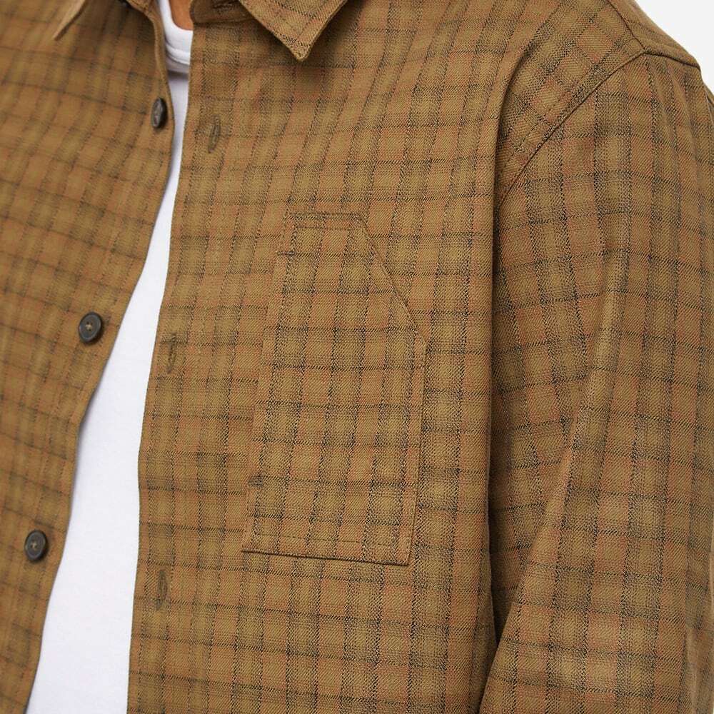 A.P.C. Men's Anthony Check Overshirt in Khaki Check