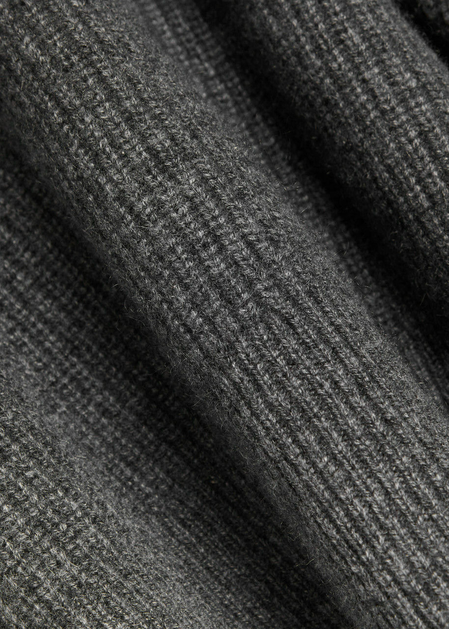 Guest In Residence Roll-neck Cashmere Jumper Charcoal