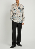 Vivienne Westwood Printed Krall Chiffon Shirt White