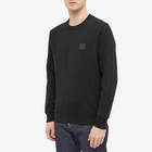 C.P. Company Men's Metropolis Small Patch Logo Crew Sweat in Black