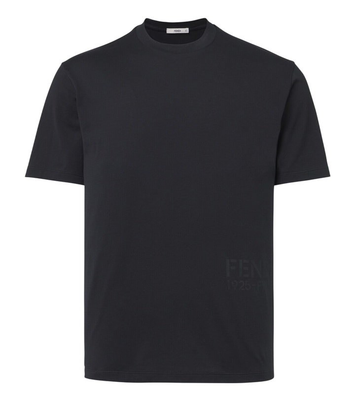 Photo: Fendi Logo cotton jersey T-shirt