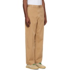 Moncler Tan Cotton Blend Gabardine Cargo Pants