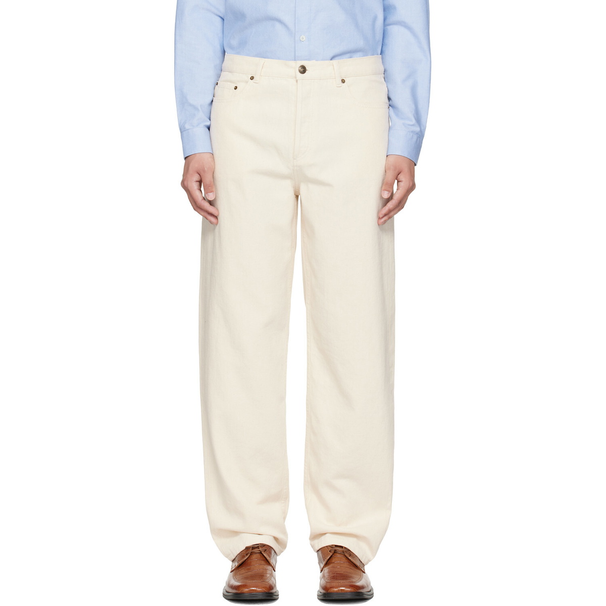 A.P.C. x Jean Touitou Booster Cargo Pant in Marine A.P.C.
