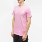 The North Face Men's Simple Dome T-Shirt in Orchid Pink