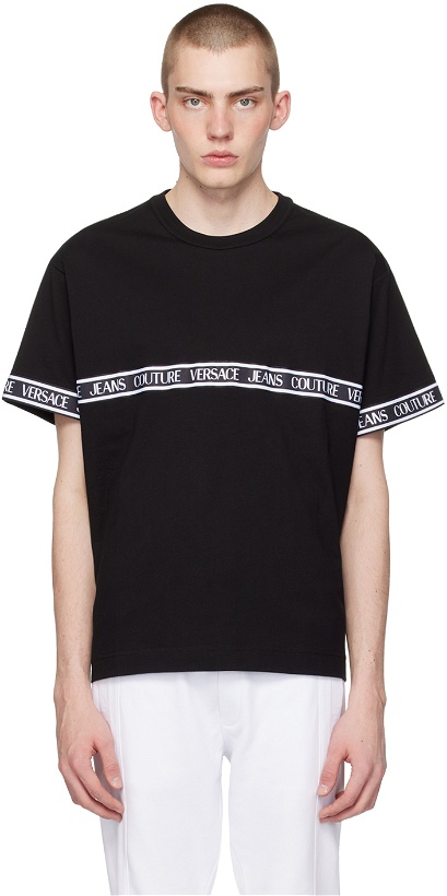 Photo: Versace Jeans Couture Black Webbing T-Shirt