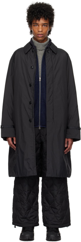 Photo: NANGA Black Bal Collar Down Jacket